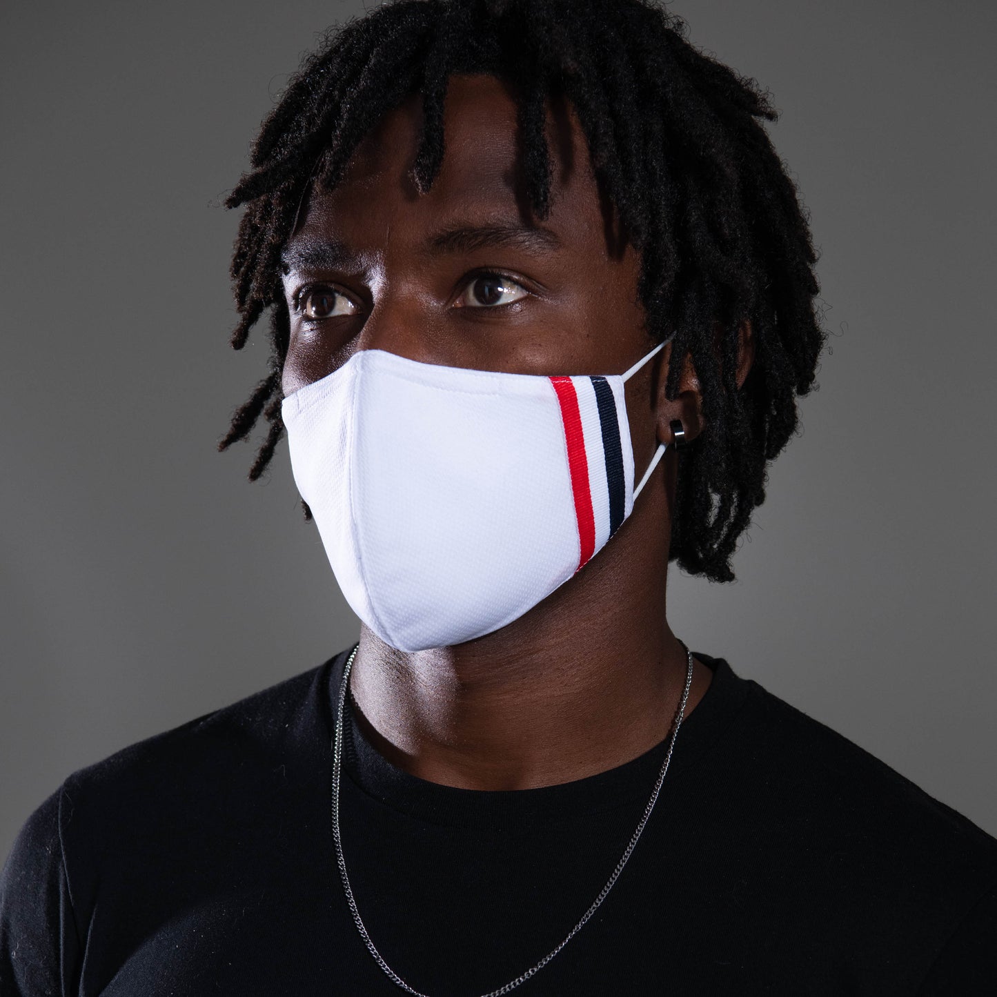 Adult-Sport Stripe Collection 3-Pack Daily Face Masks
