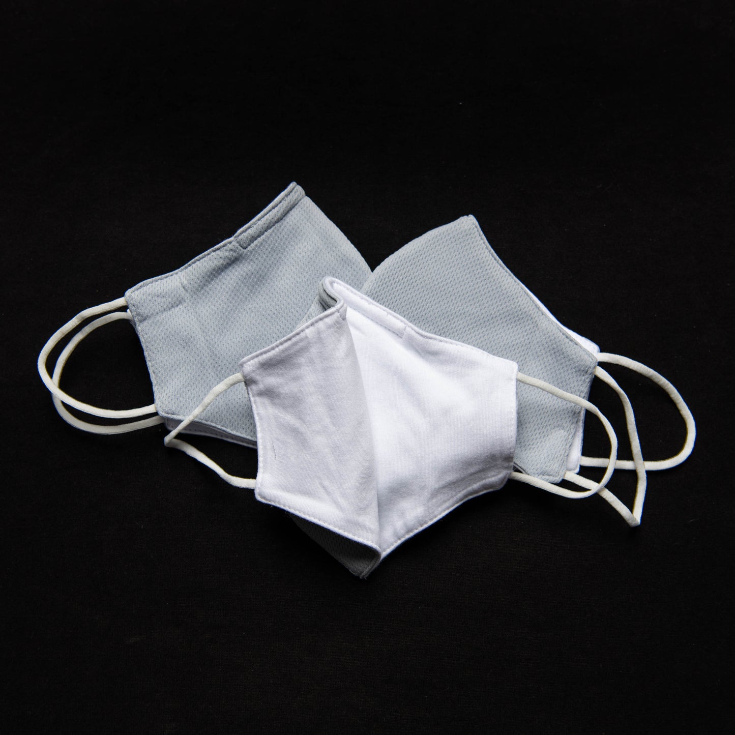 Adult Masks-Solid Grey 3 Pack