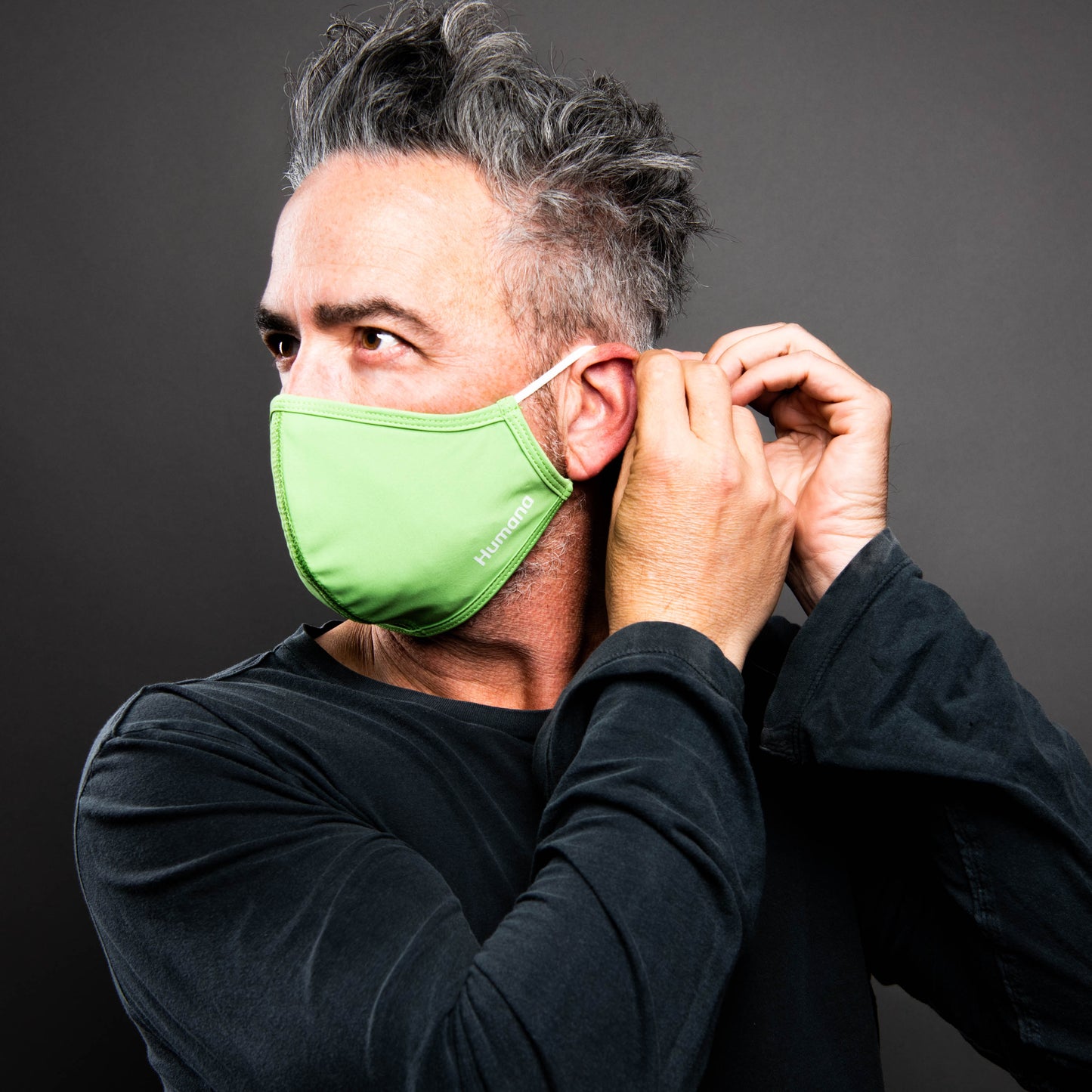Humana Green Sport Mask 2-Pack