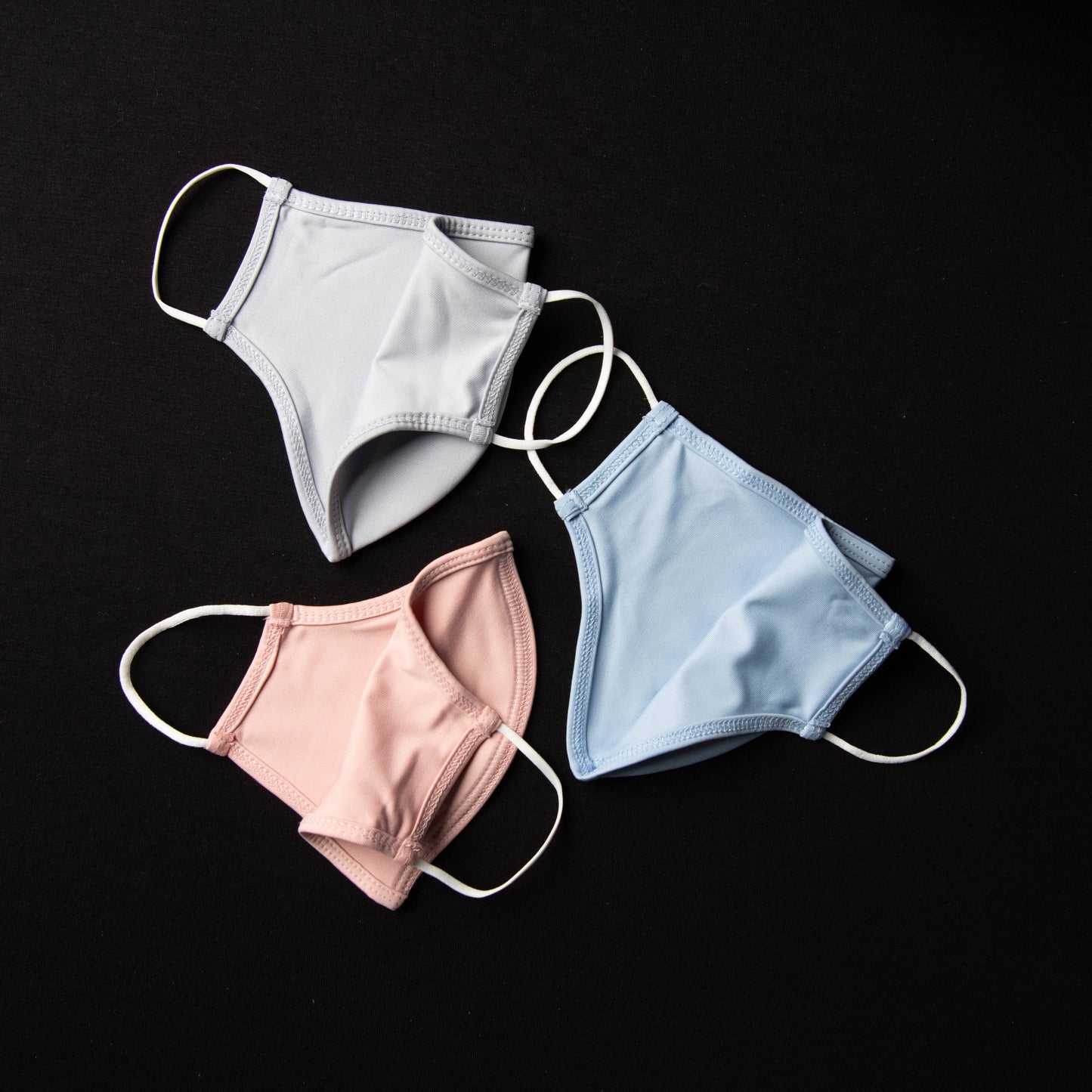 Pink/Grey/Chambray Sport Mask 3-Pack