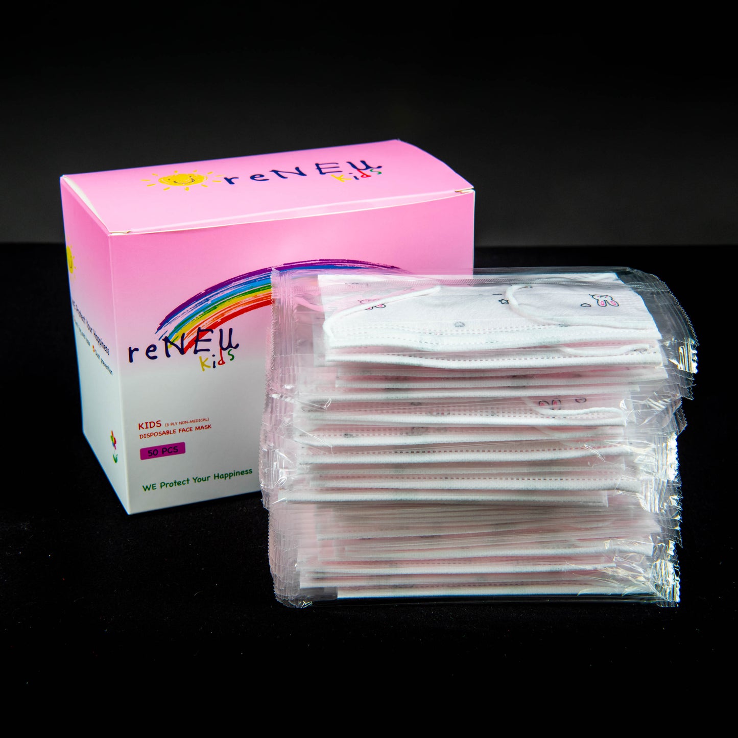 Kids Disposable Protective Masks-Boys/Girls-Individually Wrapped