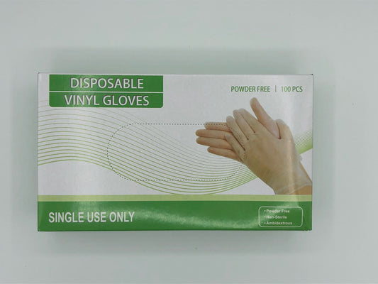 Disposable Vinyl Gloves-100/box